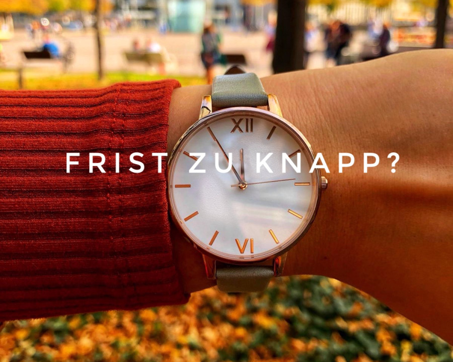 Antrag auf Verl&auml;ngerung der Berufungsfrist