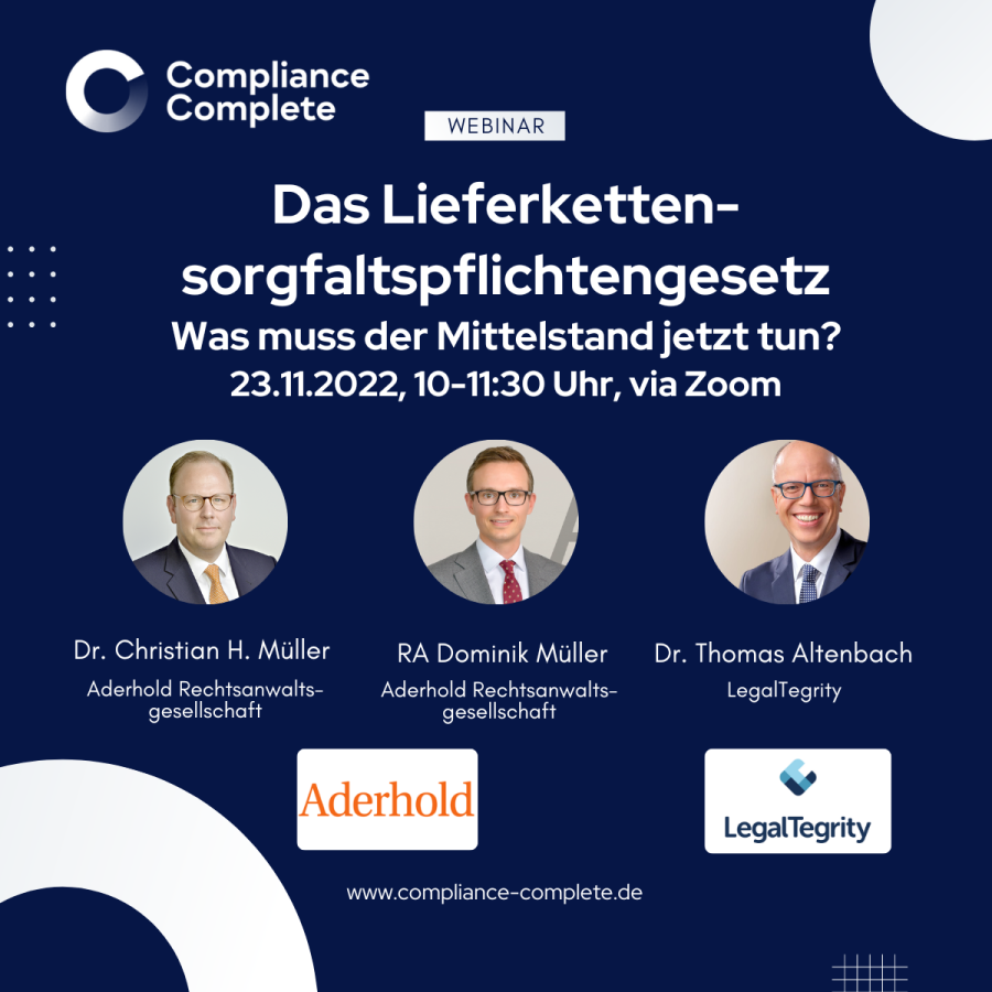 Das Lieferkettensorgfaltspflichtengesetz - Was muss der Mittelstand jetzt tun?