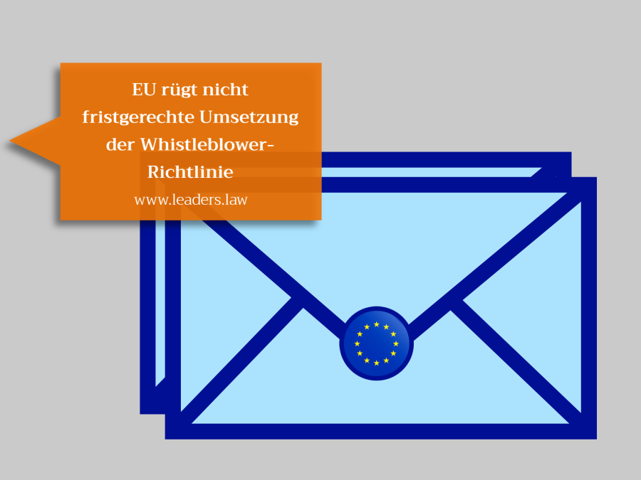 EU r&uuml;gt nicht fristgerechte Umsetzung der Whistleblower-Richtlinie