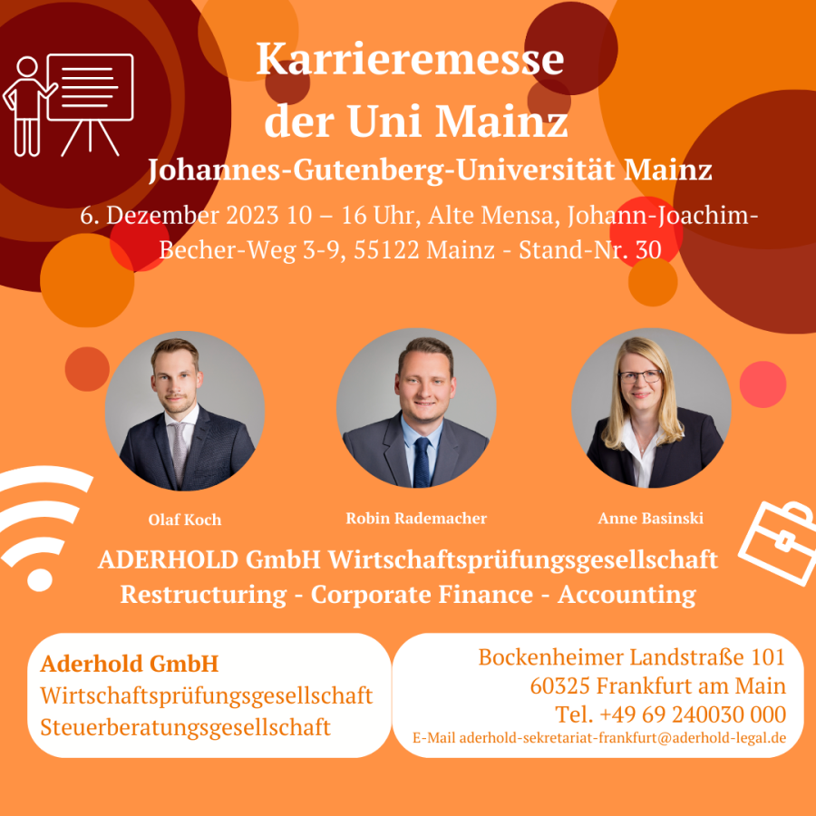 Karrieremesse der Uni Mainz