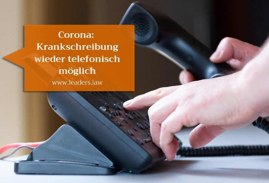 Corona: Krankschreibung per Telefon wieder m&ouml;glich!